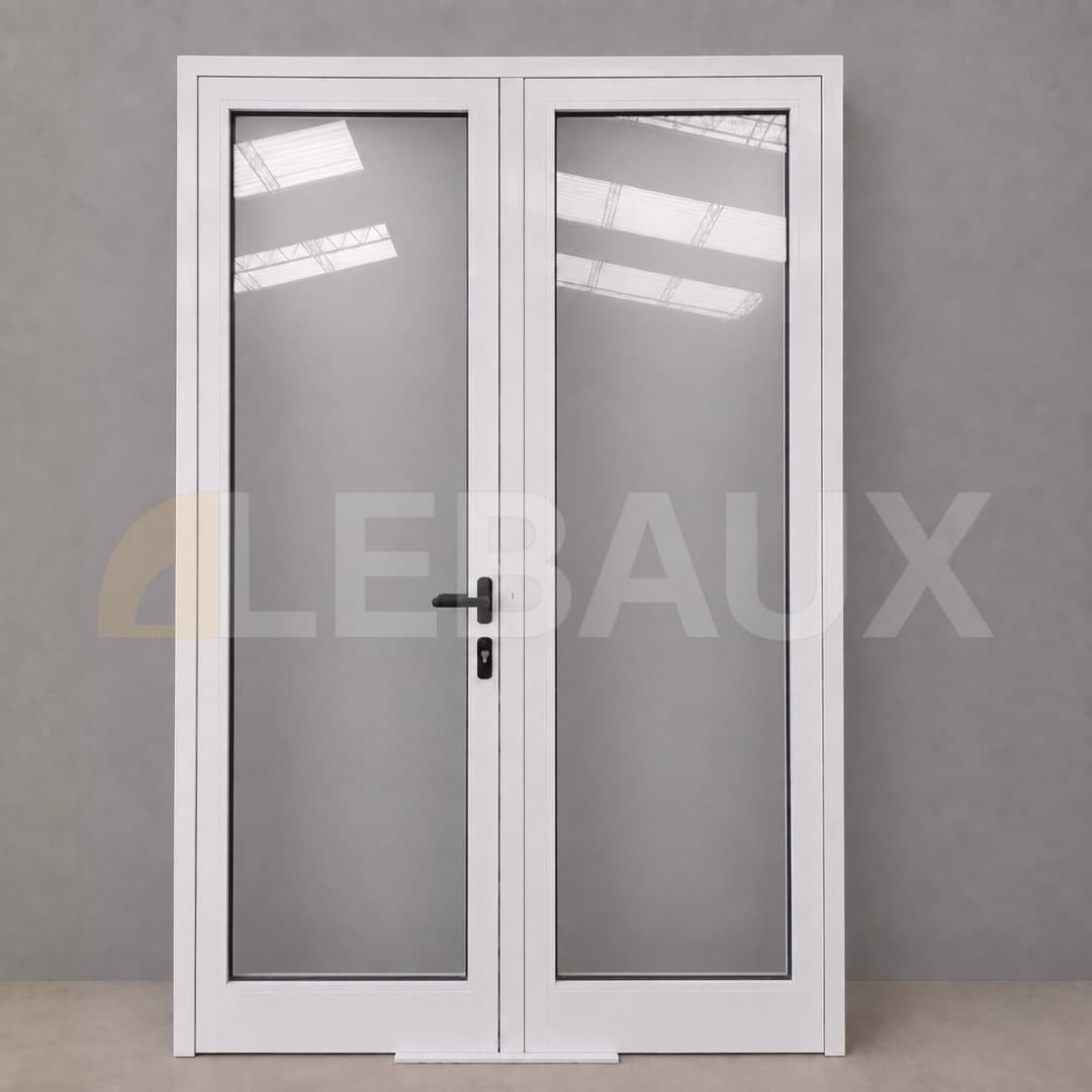 Puerta Doble Hoja vidrio entero Modena