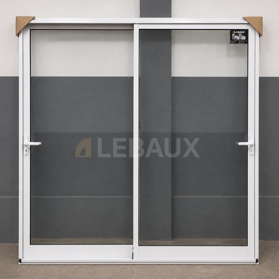 Puerta balcón vidrio repartido Módena